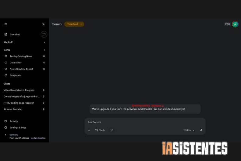 Anuncio de actualización de Gemini 3.0 Pro mientras Google se acerca a su lanzamiento público