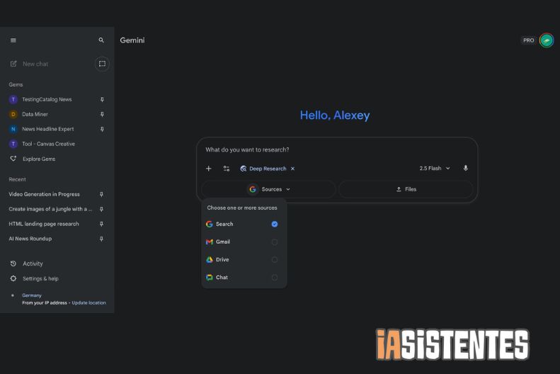 Google Lanza Gemini Deep Research. Integra Tus Datos de Workspace en Tu Investigación