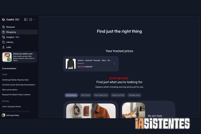 Microsoft se prepara para actualizar Copilot Shopping ante el Black Friday