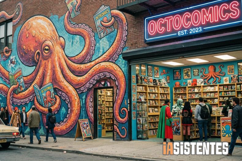 Octocomics qué es, cómo funciona y cómo crear cómics con IA en tu empresa