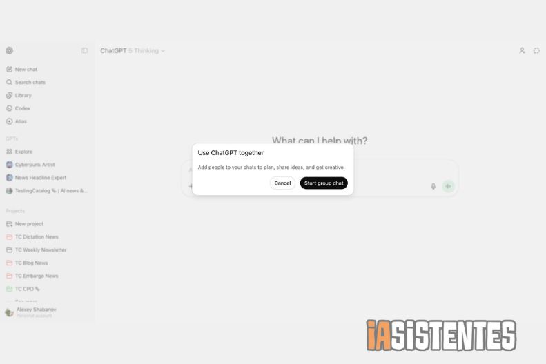 OpenAI se prepara para lanzar Chats Grupales en ChatGPT con controles personalizados