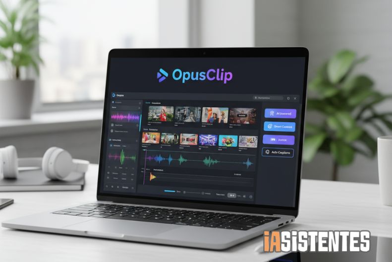 OpusClip: la inteligencia artificial que transforma vídeos largos en clips virales